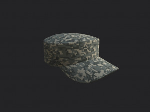 patrol cap Model 3D