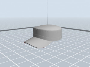 patrol cap Model 3D