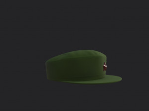 chinese army cap 3D Модель