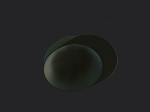 chinese army cap 3D Модель