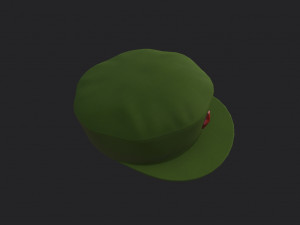chinese army cap 3D Модель