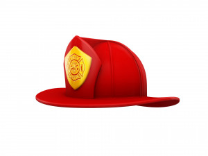 firefighter helmet 3Dモデル