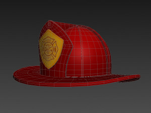 firefighter helmet 3D मॉडल