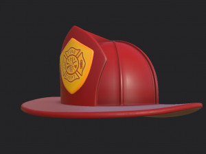 firefighter helmet 3D मॉडल