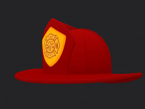 firefighter helmet 3D मॉडल
