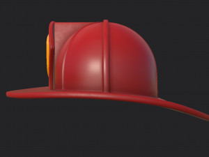 firefighter helmet 3D मॉडल