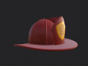 firefighter helmet 3D मॉडल