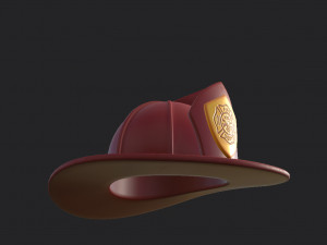 firefighter helmet 3D मॉडल