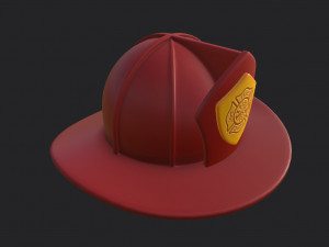 firefighter helmet 3D मॉडल