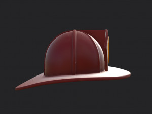 firefighter helmet 3D मॉडल