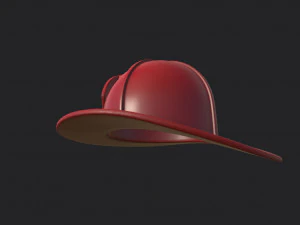 firefighter helmet 3D Model