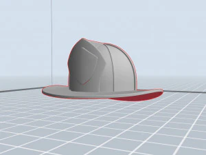 firefighter helmet 3D Model