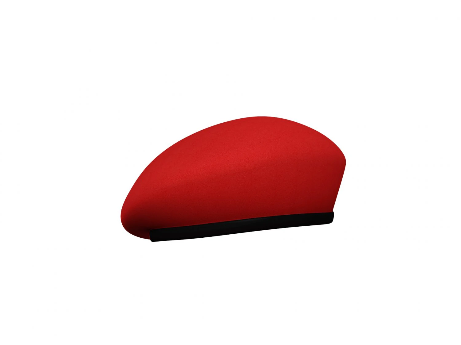 military beret 3D Model .c4d .max .obj .3ds .fbx .stl .blend