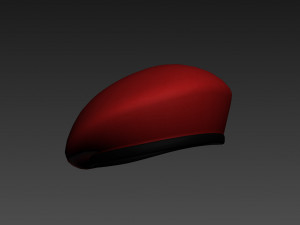 military beret 3D Model