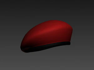 military beret 3D Model