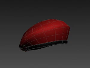 military beret 3D Model
