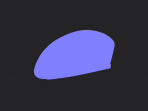 military beret 3D Model