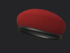 military beret 3D Model