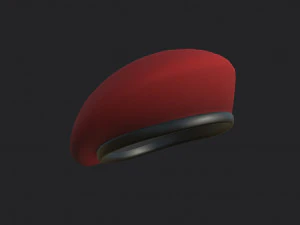 military beret 3D Model