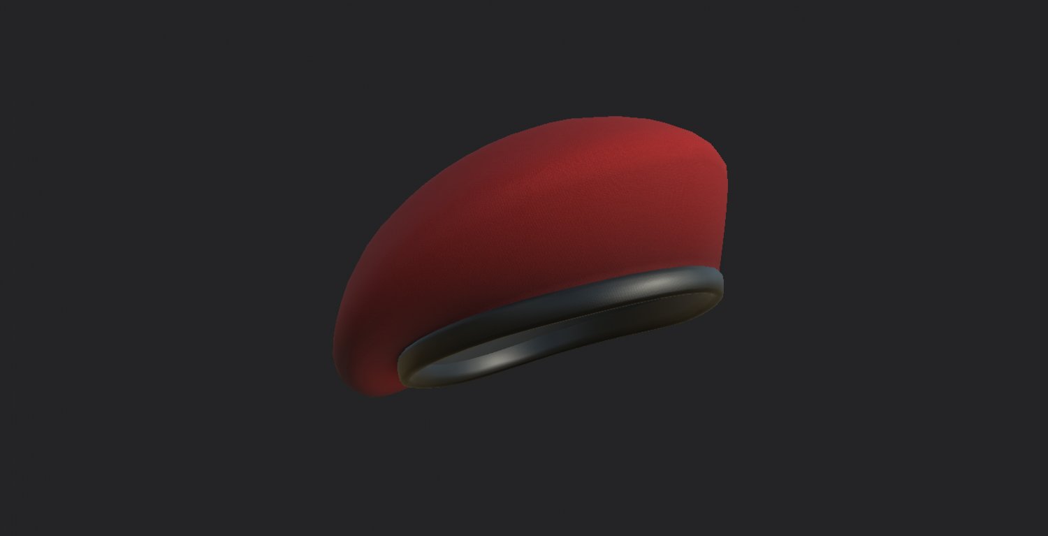 3d модель берет. Берет 3д модель. Green Beret 3d models.
