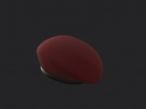 military beret 3D Model