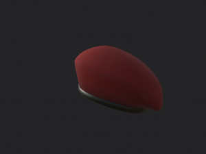 military beret 3D Model