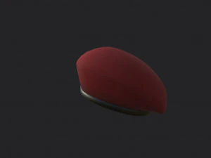 military beret 3D Model