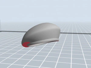 military beret 3D Model