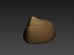 military side cap 3D Model