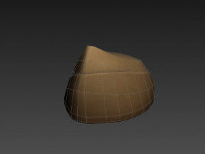 military side cap 3D 模型