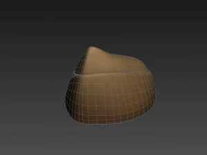 military side cap 3D Model