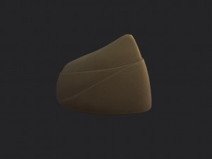 military side cap 3D 模型