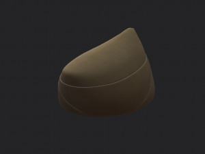 military side cap 3D 模型