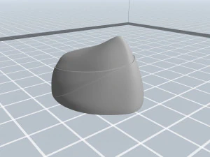 military side cap 3D Model