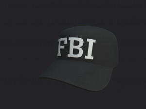 3d fbi cap 3D-Modell