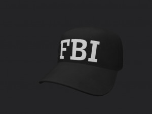 3d fbi cap 3D-Modell