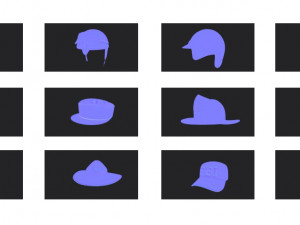 hats and helmet pack 4 3D-Modell