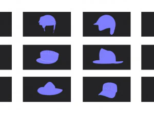 hats and helmet pack 4 3D Model