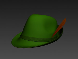 bavarian hat 3D Model