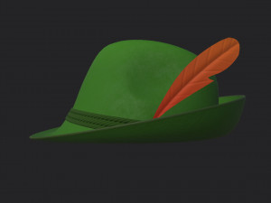 bavarian hat 3D Model