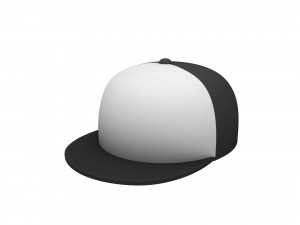 hip hop cap Modello 3D