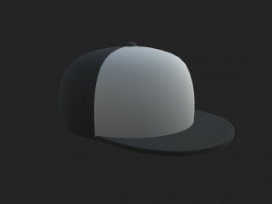 hip hop cap Modèle 3D