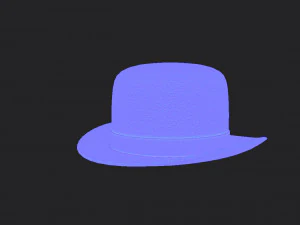 green party hat 3D Model