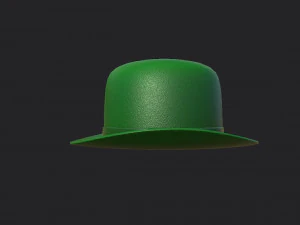 green party hat 3D Model