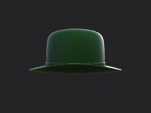 green party hat 3D Модель