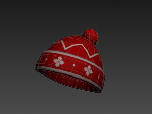 knitted hat Modelo 3D