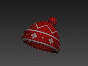 knitted hat Modelo 3D