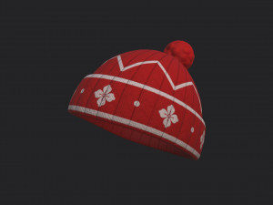 knitted hat Modelo 3D