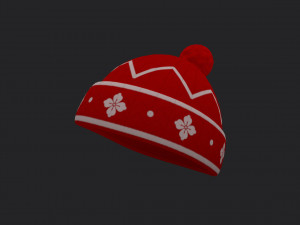 knitted hat Modelo 3D