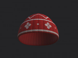knitted hat Modelo 3D